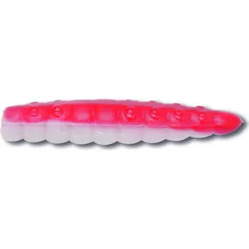 Návnadová surovina Magic Trout Včelí larvy Magic Trout 35ks-2,5 cm-česnek Barva: červeno/bílá