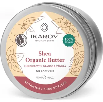 Tělový krém Bio bambucké máslo pomeranč a vanilka 100% přírodní Ikarov 120 ml