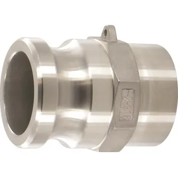 Zahradní hadice 26,2 KAMLOK SS MALE XGA WELDING - navař. (A=33,40) Dn 25 mm, 1" EN1.4401