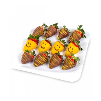 Sušené ovoce Usměvavé jahody Mini (XS)