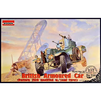 Plastikový model 1:72 British Armoured Car (Pattern 1920 Mk.II)