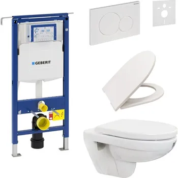 AKČNÍ SET 5v1 Geberit Duofix Special 111.355.00.5 + Jika Lyra Plus Compact WC mísa