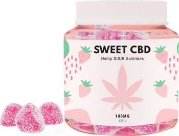 CBD Sweet CBD Gummies jahoda 100 mg 60 g