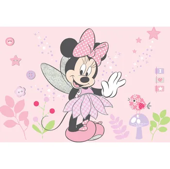 Fototapeta Dětská vliesová fototapeta na zeď - FTDN M 5268, Disney, Minnie Mouse, 155 x 110 cm, AG Design