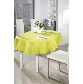 ubrus Ubrus na stůl PEYER SYNTEX oválný jablkově zelený 140 x 190 cm