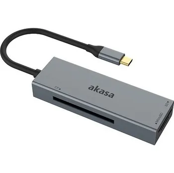 Čtečka paměťových karet AKASA USB 3.2 Type-C čtečka karet