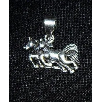 Přívěsek Dva koně v letu - přívěsek ze stříbra