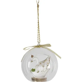 Vánoční ozdoba Highlife Vánoční ozdoba - koule labuť