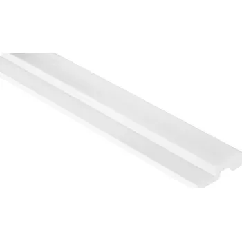soklová lišta Zakončovací profil k dekoračním lamelám - bílý pravý L0201R, 270 x 1,2 x 3,9 cm, Mardom Lamelli