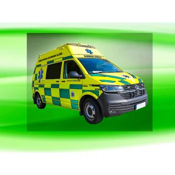 Nášivka Sanitka Volkswagen nažehlovačka 8x6 cm (DTF nažehlovačka sanitky)