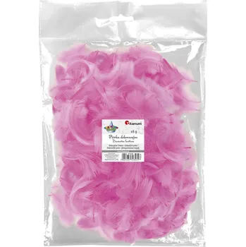 Titanum Pírka, Peří, JASNÁ RŮŽOVÁ, 5-12 cm, 16g/1 bal.