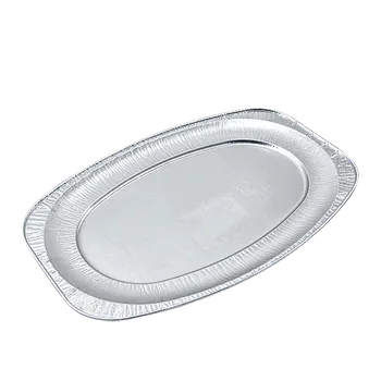 EcoPack Hliníkový podnos oválný 55 x 36 cm bal/10 ks
