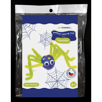 kreativní sada KRS01, Tvořivá sada, vytvoř si pavouka, 1 sada