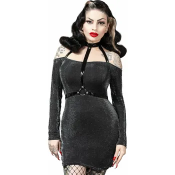 Dámské šaty šaty dámské KILLSTAR - Valak Bodycon - Black - 3XL