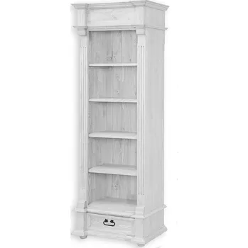 Knihovna Rustikální knihovna WHITE HOME REG04 Barevné provedení: Bílý vosk - K17