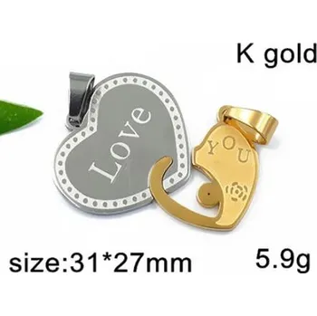 Přívěsek Rozdělitelný přívěsek srdce v srdci