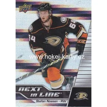 Sběratelská karetní hra insert RC karta STEFAN NOESEN 15-16 UD Overtime Next in Line číslo NL-19