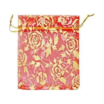 Dárková taška Dárkový sáček v sytě červené barvě