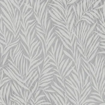 Tapeta Šedá vliesová tapeta na zeď, Listy, M52509, Adéle, Ugépa