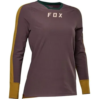 cyklistický dres Fox Womens Defend Thermal LS Jersey XS rootbeer