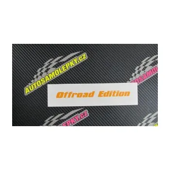 Polep vozidla SAMOLEPKA Offroad edition 002 nápis (10 - červená) NA AUTO, NÁLEPKA, FÓLIE, POLEP, TUNING, VLASTNÍ TEXT, TISK, AUTOSAMOLEPKY.cz, POLEPY, OBRÁZEK, LOGO, SAMOLEPKY