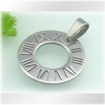 Přívěsek Kruh s čísly I až X - ocelový přívěsek