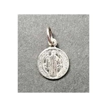 Přívěsek Ježíš Kristus na medailonku - stříbrný přívěsek rhodiovaný