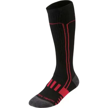 Dámské termoprádlo Ponožky Mizuno BT Socks Mid Ski / Black/Red Velikost: XL