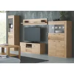 Obývací sestava NATURAL (4+5+11+12) dub ribbeck/kostka