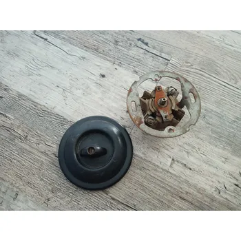 vypínač SEZ Retro starý bakelitový otočný vypínač spínač pod omítku Varianta: E1 - 1-pólový