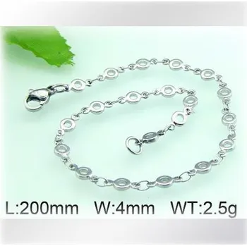 Řetízek 20cm dlouhý řetízek na ruku - náramek kolečkový