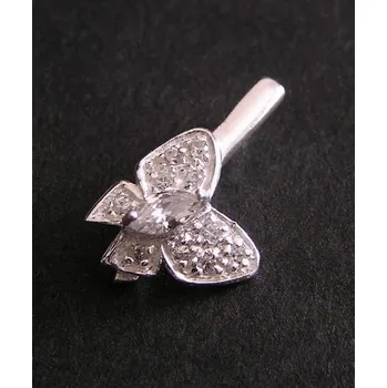 Přívěsek Zdobený motýl - stříbrný přívěsek