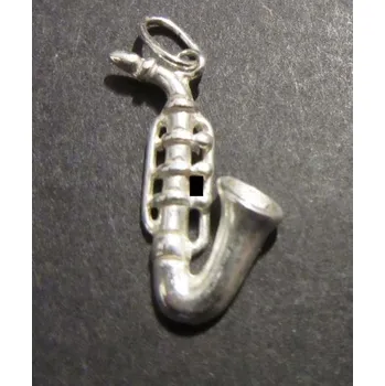 Přívěsek Malý saxofon - přívěsek ze stříbra