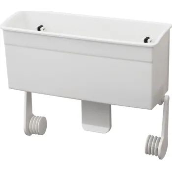 Úložný box Police s držákem role bílá