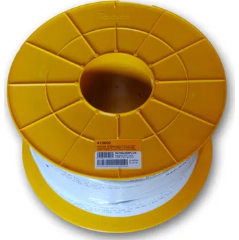 elektrický kabel Koaxiální kabel Televes 413602, Class A+, 6,7mm, bílý, PVC, vnitř. vodič 1,02mm Cu, opletení Al, balení 250m