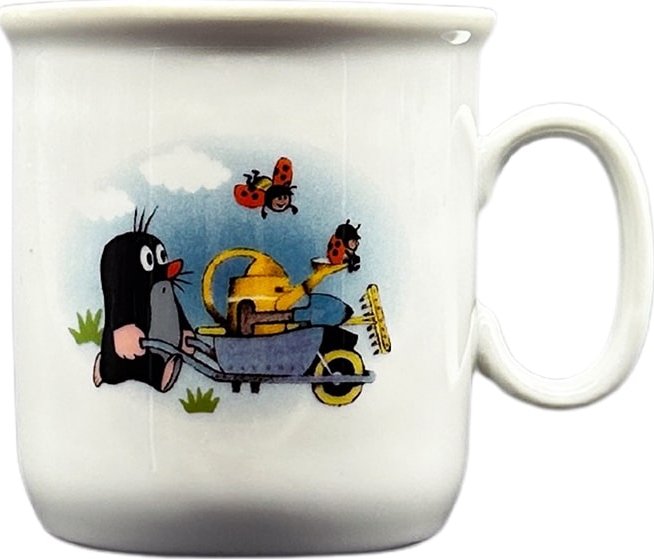 Thun Porcelánový hrnek Krtek zahradníkem, 245 ml, THUN, 1 ks