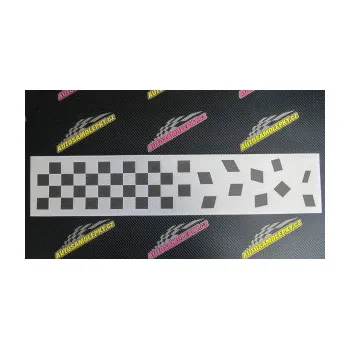 Polep vozidla SAMOLEPKA Šachovnice 082 (10 - červená) NA AUTO, NÁLEPKA, FÓLIE, POLEP, TUNING, VLASTNÍ TEXT, TISK, AUTOSAMOLEPKY.cz, POLEPY, OBRÁZEK, LOGO, SAMOLEPKY
