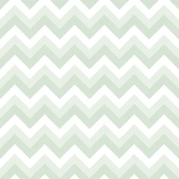 Tapeta Bílo-zelená vliesová tapeta na zeď, geometrický cik cak vzor 128858, Little Bandits, Esta