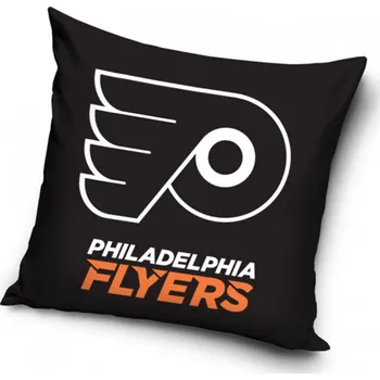 Dekorativní polštářek Polštářek NHL Philadelphia Flyers (Philadelphia Flyers polštářek 40x40 cm)