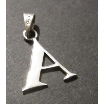 Přívěsek Písmeno A - přívěsek ze stříbra