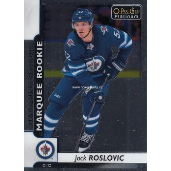 Sběratelská karetní hra insert RC karta JACK ROSLOVIC 17-18 OPC Platinum Marquee Rookie číslo 161