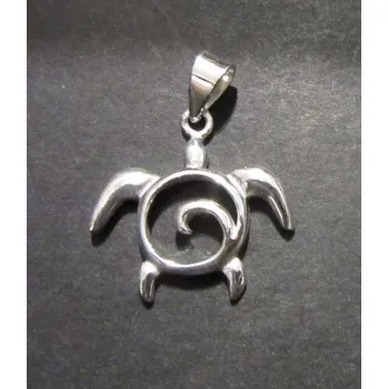 Přívěsek Silueta želvy / karety - přívěsek ze stříbra