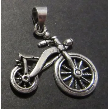 Přívěsek Velociped - varianta 2 - stříbrný přívěšek