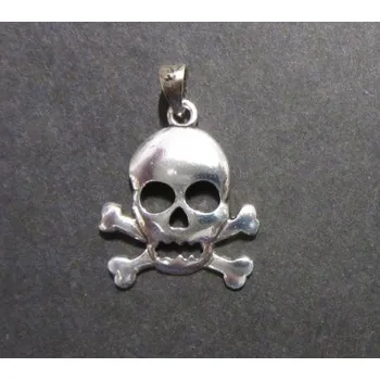 Přívěsek Lebka - přívěsek ze stříbra