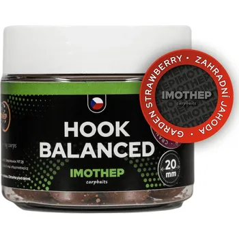 Boilies Balance boilie zahradní jahoda 24mm (Vyvážené jahodové boilies.)