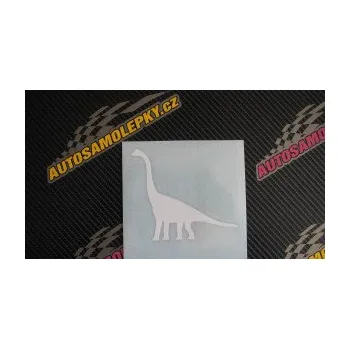 Samolepící dekorace SAMOLEPKA Brachiosaurus 001 levá (10 - červená) NA AUTO, NÁLEPKA, FÓLIE, POLEP, TUNING, VLASTNÍ TEXT, TISK, AUTOSAMOLEPKY.cz, POLEPY, OBRÁZEK, LOGO, SAMOLEPKY
