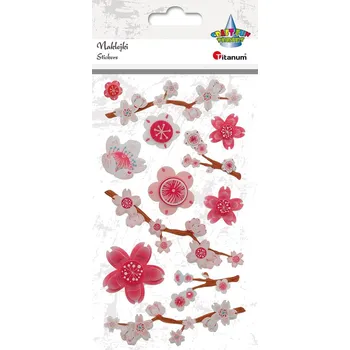 samolepka ST51, Samolepky, růžové kytičky, mix, arch 100x210mm