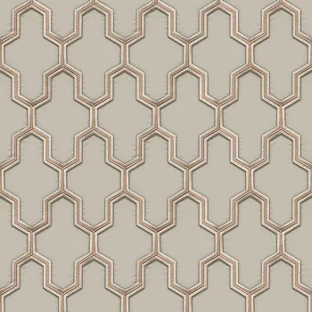 Tapeta Luxusní vliesová geometrická tapeta WF121023, Wall Fabric, ID Design