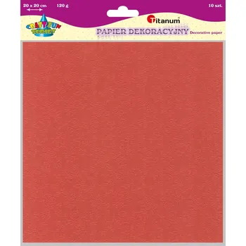Barevný papír Dekor. papír, MIX BAREV 2, 20x20cm, 10ks/bal.