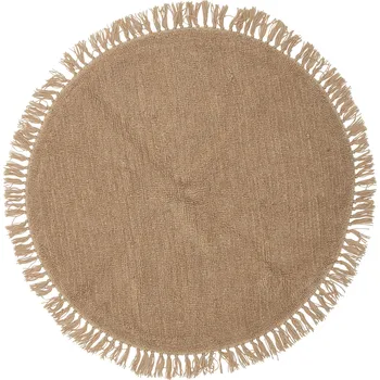 Koberec BLOOMINGVILLE Kulatý koberec LENEA hnědý 110cm 82052946
